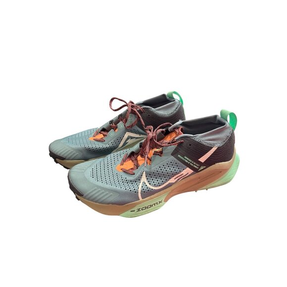 Nike ZoomX Trail Mens greeen black trail running sneakers size 13 SKU 8859 - Picture 3 of 16